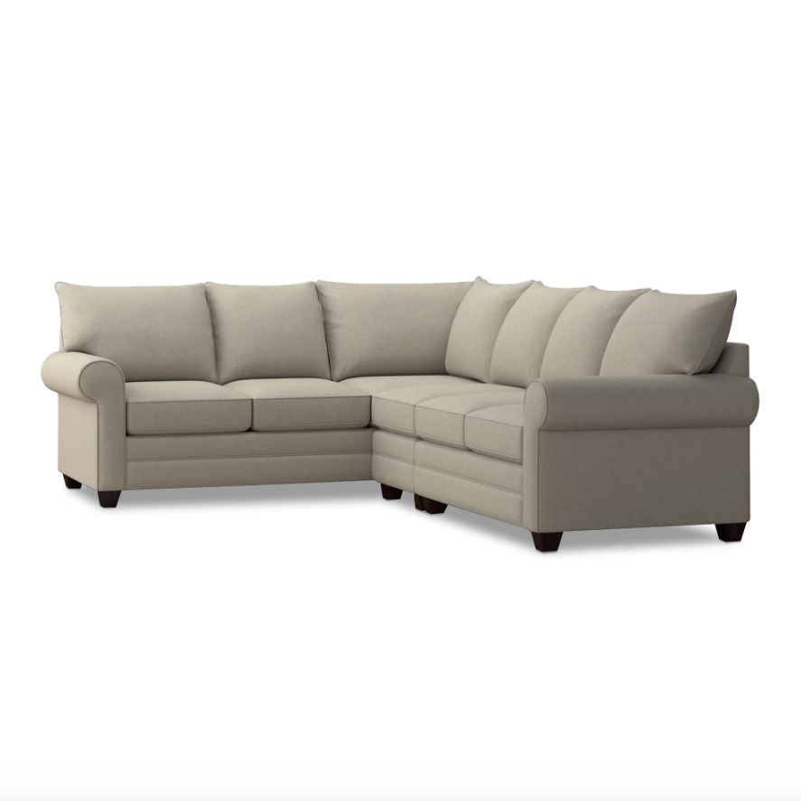 Alexander Roll Arm Large L Sectional